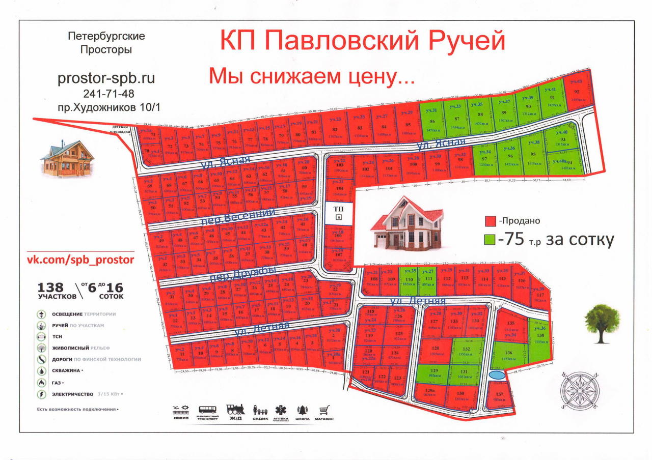 Коттеджный поселок Павловский Ручей